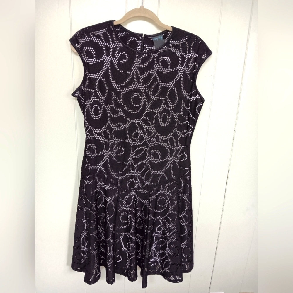 Womens Gabby Skye dress sz 10 black white